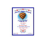 Valentine Hot Air Balloon Gift